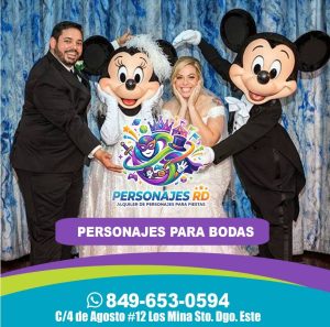 Alquiler Show de personajes para bodas