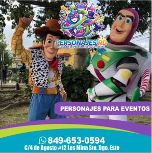 Alquiler show de personajes para eventos