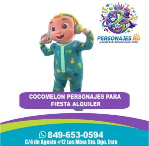 Cocomelon personajes para fiesta alquiler