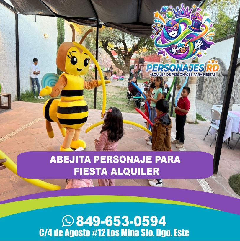 Abejita personajes para fiesta alquiler