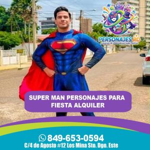 Super man personajes para fiesta alquier