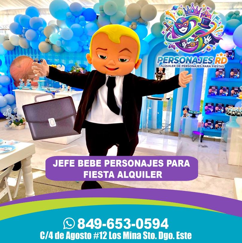 Jefe bebe personajes para fiesta alquiler