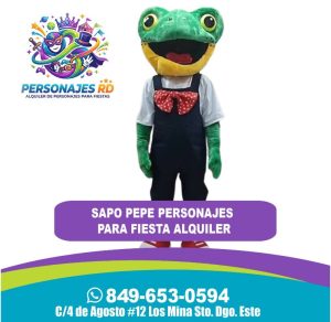 Personajes Sapo personajes para fiesta alquiler