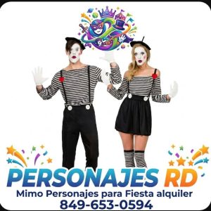 Mimos personajes para fiesta alquiler
