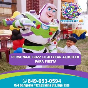 Personajes buzz light year alquiler para fiesta